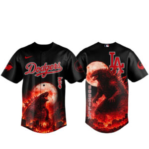 Los Angeles Dodgers x Godzilla King Of The Monsters 2026 Baseball Jersey