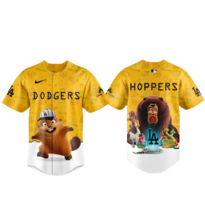 Los Angeles Dodgers x Hoppers Movie 2026 Baseball Jersey