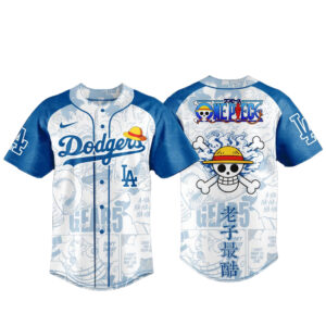 Los Angeles Dodgers x One Piece Night 2026 Game Baseball Jersey