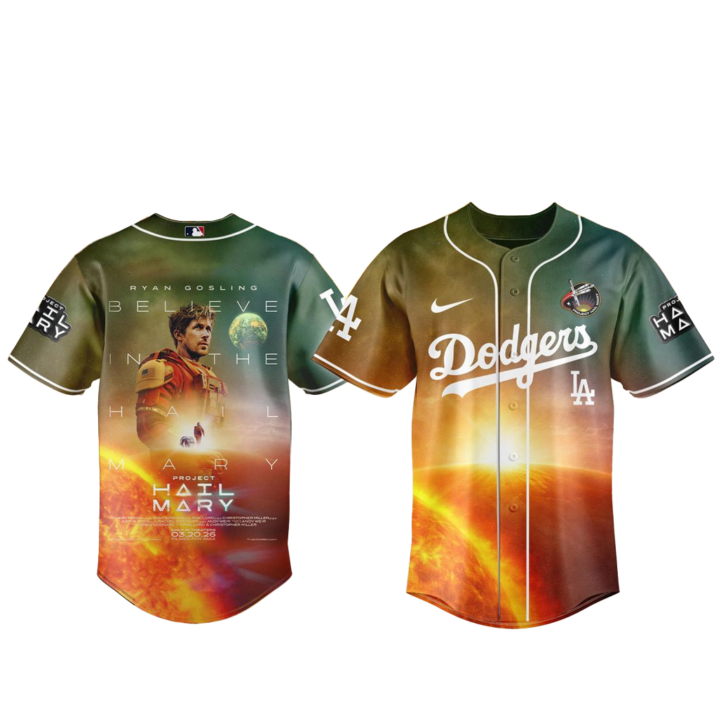 Los Angeles Dodgers x Project Hail Mary 2026 Baseball Jersey 1 Los Angeles Dodgers x Project Hail Mary 2026 Baseball Jersey