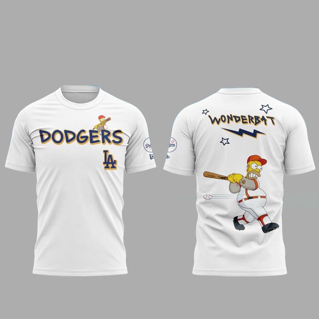 Los Angeles Dodgers x The Simpsons 2026 Shirt 1 Los Angeles Dodgers x The Simpsons 2026 T-Shirt