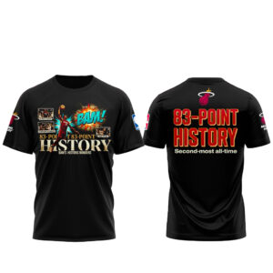 Miami Heat Bam Adebayo 83-Point History 2026 T-Shirt