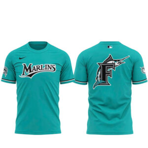 Miami Marlins Teal Classic Night With Proud 2026 T-Shirt