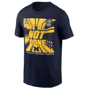 Michigan Wolverines 2026 Men's Basketball Final Four Locker Room T-Shirt