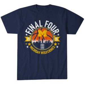 Michigan Wolverines MBB 2026 Final Four T-Shirt