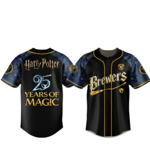 Milwaukee Brewers Harry Potter 25 Years of Magic Game Night 2026 Baseball Jersey