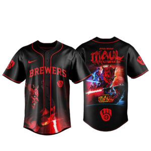 Milwaukee Brewers Maul Shadow Lord x Star War Night 2026 Baseball Jersey