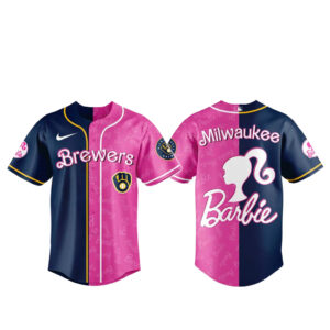 Milwaukee Brewers x Barbie Night Game Baseball Jersey