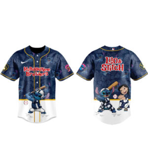 Milwaukee Brewers x Lilo Stitch Night 2026 Baseball Jersey