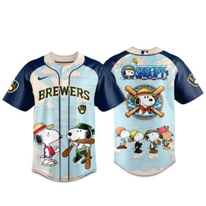 Milwaukee Brewers x Snoopy 2026 Baseball Jersey