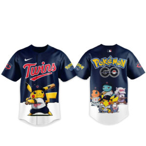 Minnesota Twins Pokemon Go Night 2026 Game Baseball Jersey