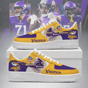 Minnesota Viking Football League 2026 Air Force 1 Shoes Sneakers