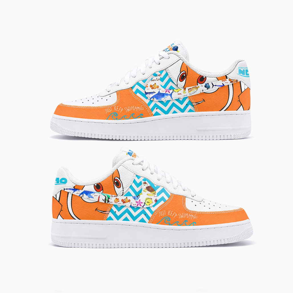 Movie Finding Nemo Air Force 1 Shoes Sneakers 1 Movie Finding Nemo Air Force 1 Shoes Sneakers