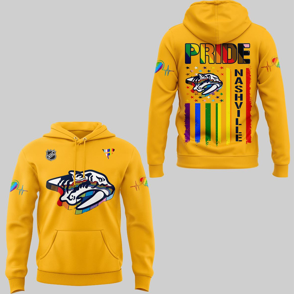 Nashville Predators Celebrating Pride Night 2026 Shirt 2 Nashville Predators Celebrating Pride Night 2026 Hoodie