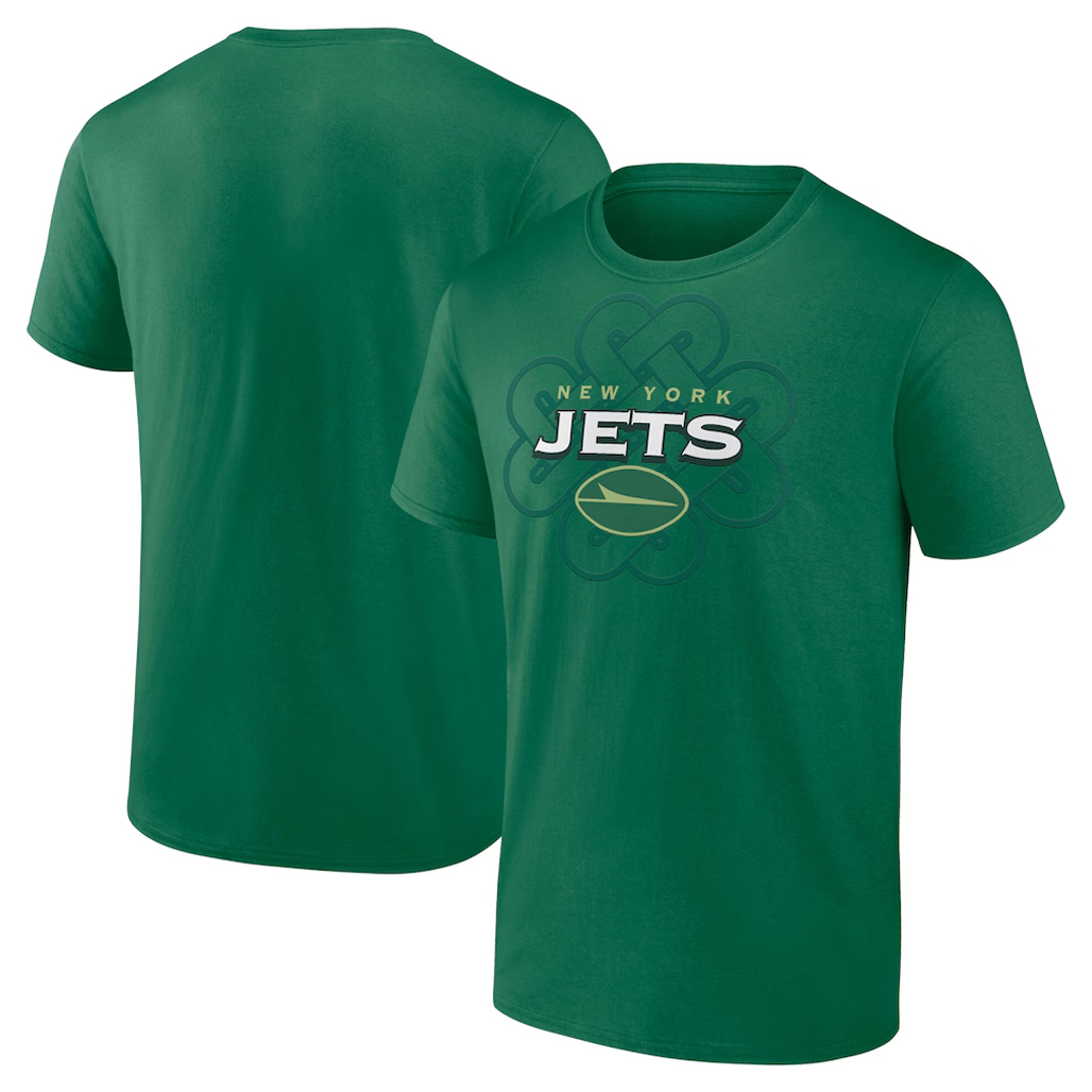 New York Jets Green Celtic Luck T-Shirt 1 New York Jets Green Celtic Luck T-Shirt
