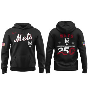 New York Mets 2026 Celebrating America’s 250th Black Hoodie