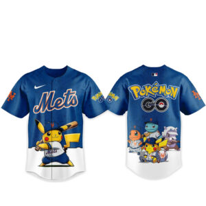 New York Mets Pokemon Go Night 2026 Game Baseball Jersey