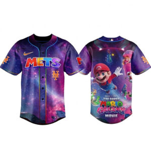 New York Mets Super Mario Galaxy Movie 2026 Baseball Jersey
