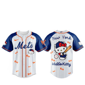 New York Mets x Hello Kitty 2026 And Sanrio World Baseball Jersey