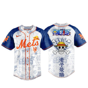 New York Mets x One Piece Night 2026 Game Baseball Jersey