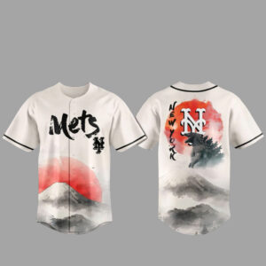 New York Mets x The Godzilla Kaiju Baseball Jersey