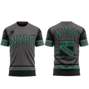 New York Rangers Repping New York NYPD Finest T-Shirt