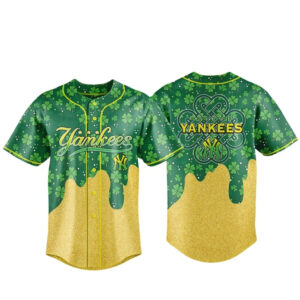 New York Yankees Happy St Patrick’s Day 2026 Baseball Jersey