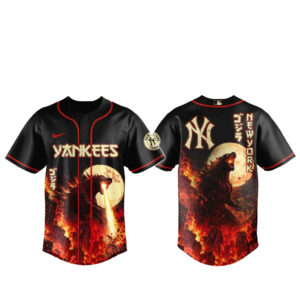 New York Yankees x Godzilla King of Monsters Baseball Jersey