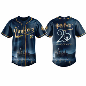 New York Yankees x Harry Potter 25 Years of Magic Baseball Jersey