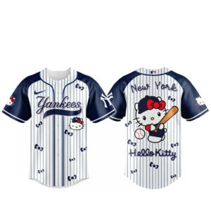 New York Yankees x Hello Kitty 2026 And Sanrio World Baseball Jersey