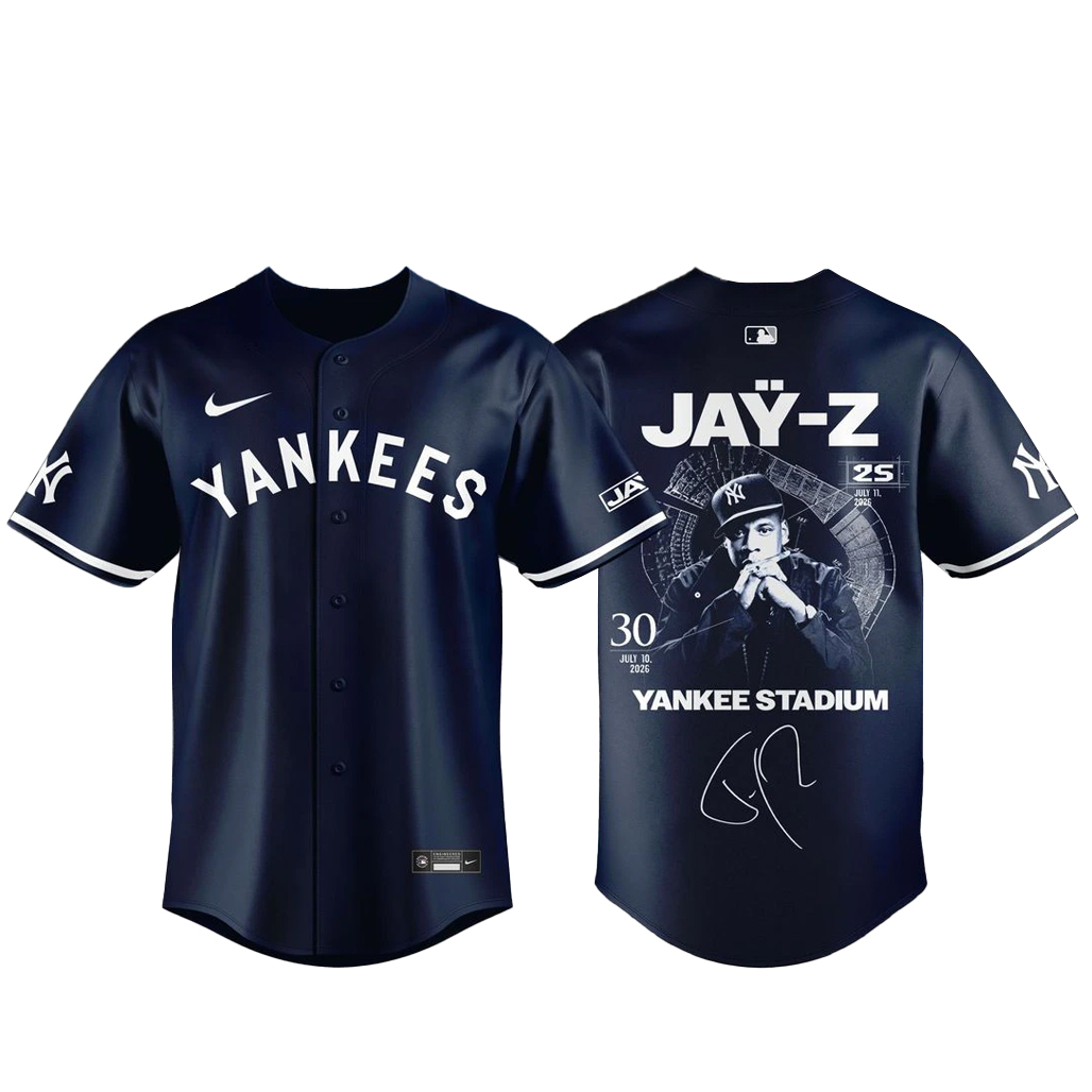 New York Yankees x Jay-Z Hometown Show 2026 Baseball Jersey 1 New York Yankees x Jay-Z Hometown Show 2026 Baseball Jersey