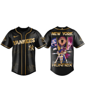 New York Yankees x Kpop Demon Hunter 2026 Golden Baseball Jersey