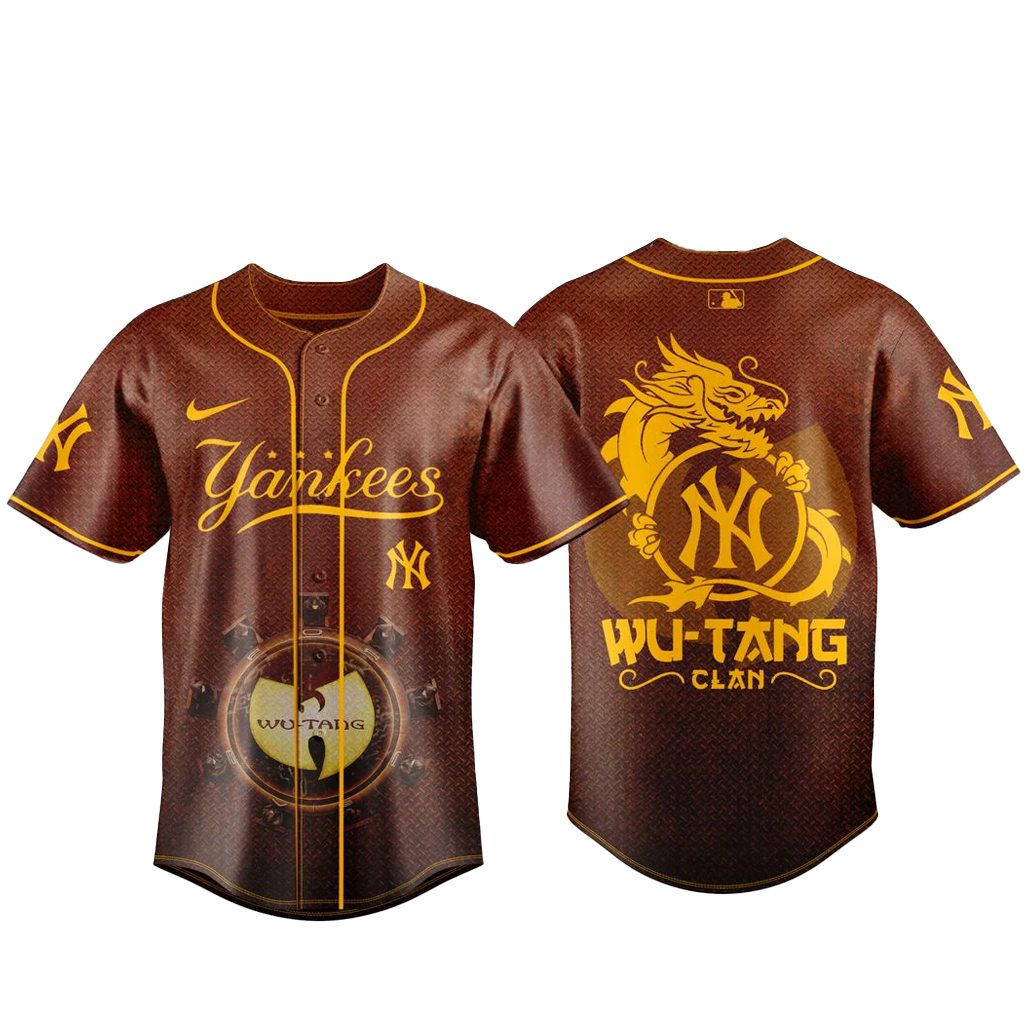 New York Yankees x Wu-Tang Forever The Final Chamber-US Tour 2026 Baseball Jersey 1 New York Yankees x Wu-Tang Forever The Final Chamber-US Tour 2026 Baseball Jersey