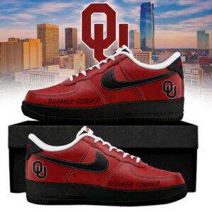 Oklahoma Sooners Boomer Sooner 2026 Air Force 1 Shoes Sneakers