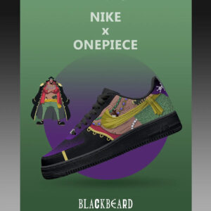 One Piece Blackbeard Air Force 1 Shoes Sneakers
