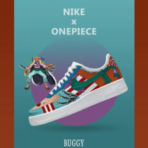 One Piece Buggy Air Force 1 Shoes Sneakers