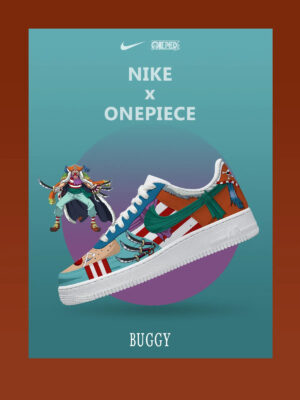 One Piece Buggy Air Force 1 Shoes Sneakers