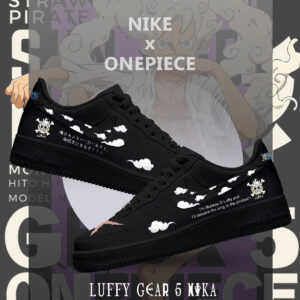 One Piece Luffy Gear 5 Nika Air Force 1 Shoes Sneakers Version 1