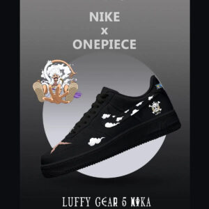 One Piece Luffy Gear 5 Nika Air Force 1 Shoes Sneakers Version 2