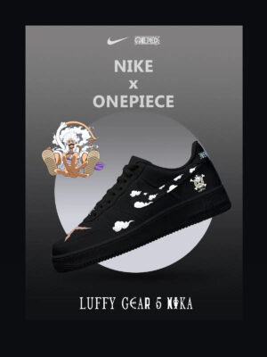 One Piece Luffy Gear 5 Nika Air Force 1 Shoes Sneakers Version 2