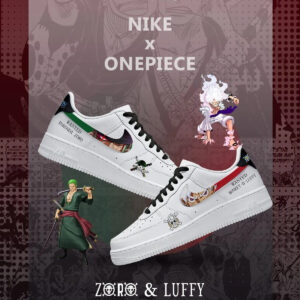 One Piece Luffy and Zoro Air Force 1 Shoes Sneakers