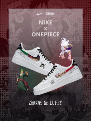One Piece Luffy and Zoro Air Force 1 Shoes Sneakers