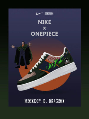 One Piece Monkey D. Dragon Air Force 1 Shoes Sneakers