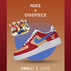 One Piece Monkey D. Luffy Air Force 1 Shoes Sneakers Version 1