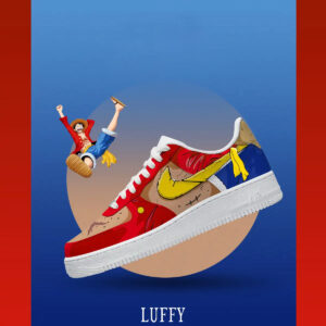 One Piece Monkey D. Luffy Air Force 1 Shoes Sneakers Version 2
