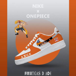 One Piece Portgas D Ace Air Force 1 Shoes Sneakers
