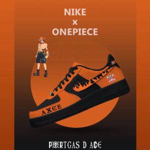 One Piece Portgas D Ace Air Force 1 Shoes Sneakers Version 2