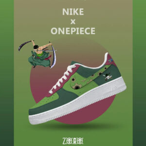 One Piece Roronoa Zoro Air Force 1 Shoes Sneakers