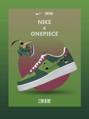One Piece Roronoa Zoro Air Force 1 Shoes Sneakers