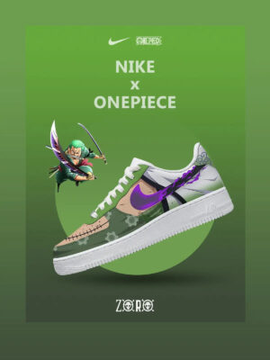 One Piece Roronoa Zoro Air Force 1 Shoes Sneakers